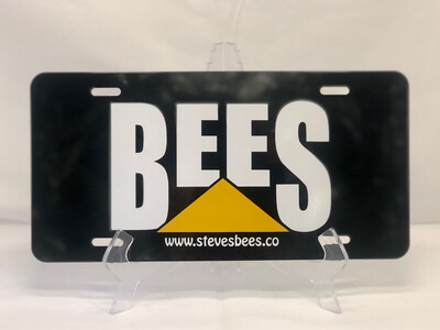 &quot;Bees&quot; License Plate