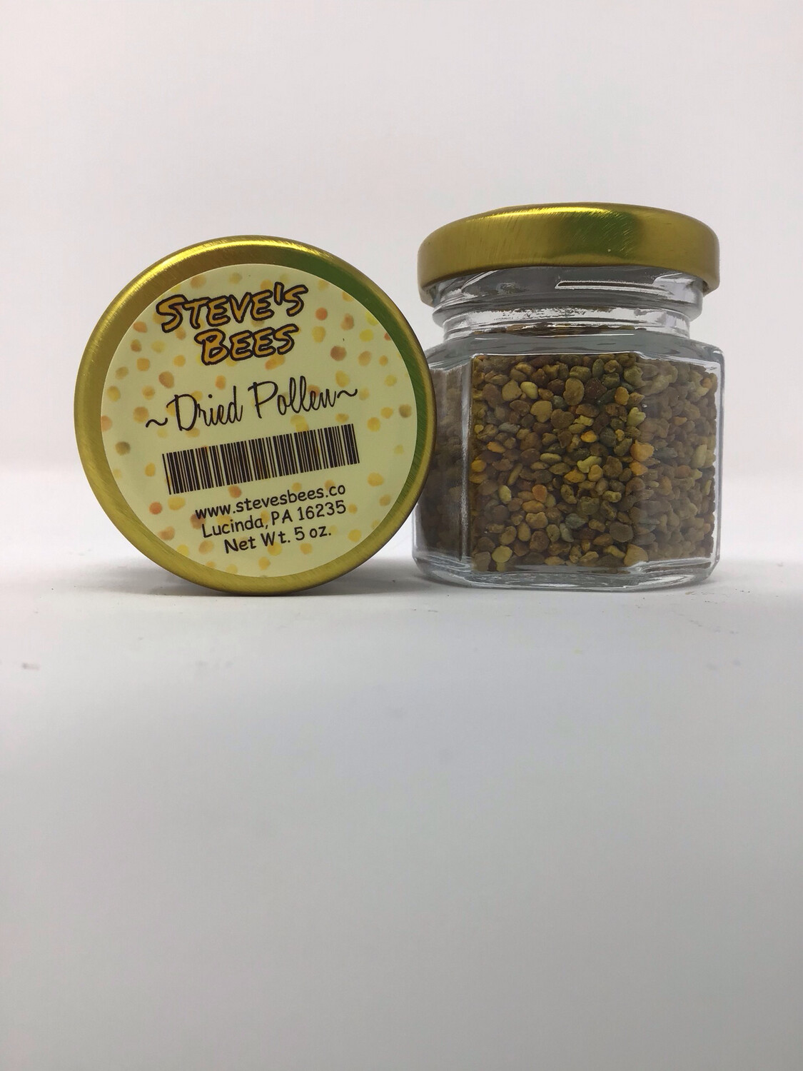 Dried Pollen, Size: Mini Jar (1oz.)