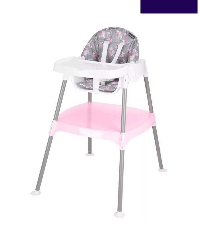 Pink Even Flo 4 in 1 High Chair