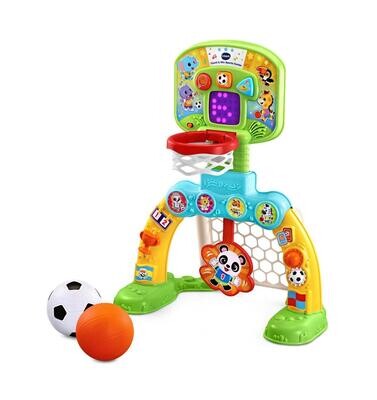 VTech Count and Win Sports Center Toddler Basketball and Soccer Smart Toy