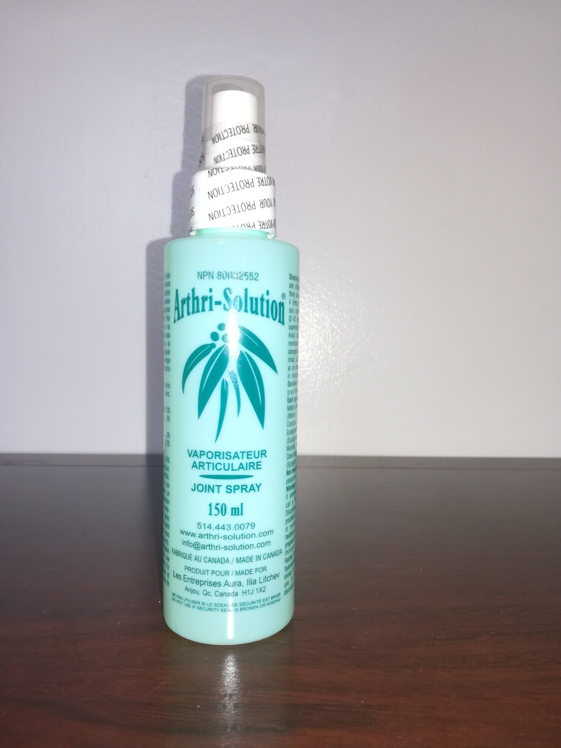 Arthri-Solution 150 ml 3 bouteilles
Livraison gratuite/free shipping