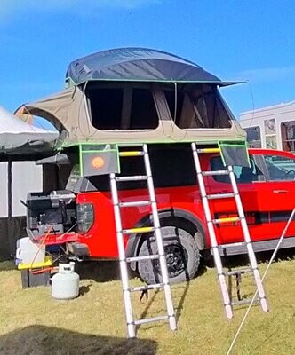 New Style Roof Top Tent (Gen4) SRT01S-200 = The Family Tent, two ladders!