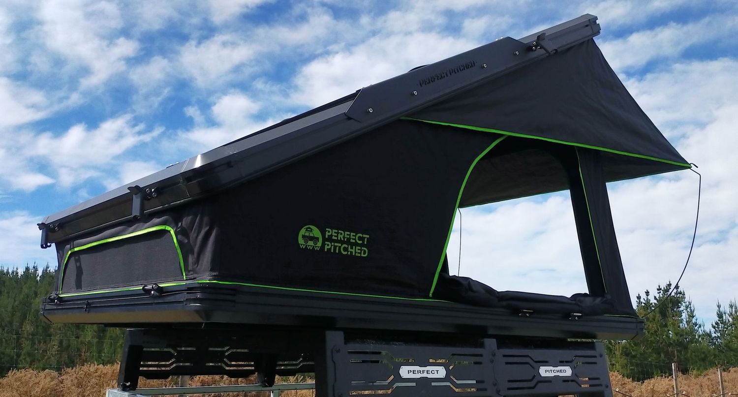 30 sec opening Alum Hard Shell A frame X cross-145cm wide, incl Roof Racks!