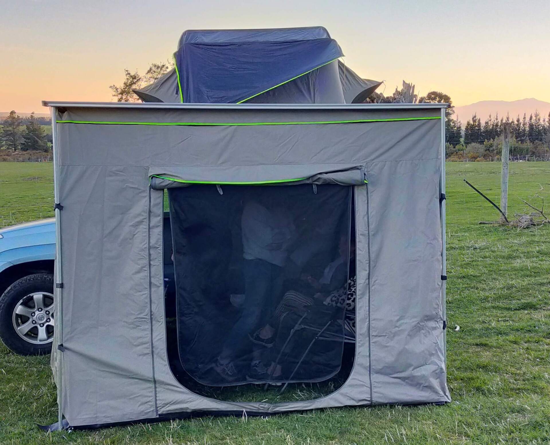 Wall set for 2.5m, Square Awning