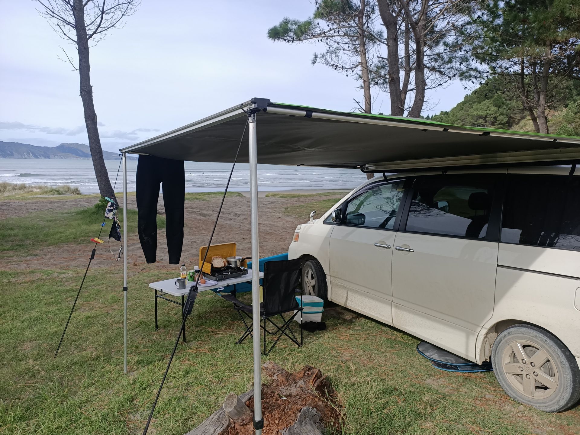 2.5m square awning