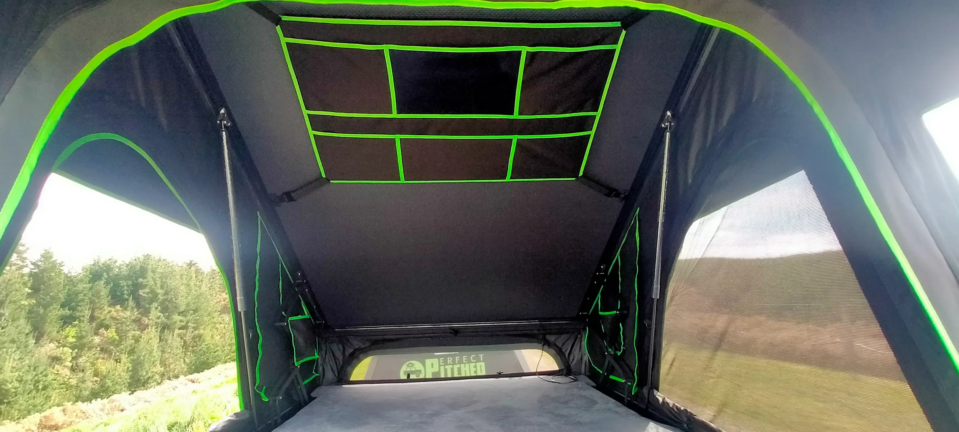 30 sec GREEN edge Alum Hard Shell A frame X cross-145cm.