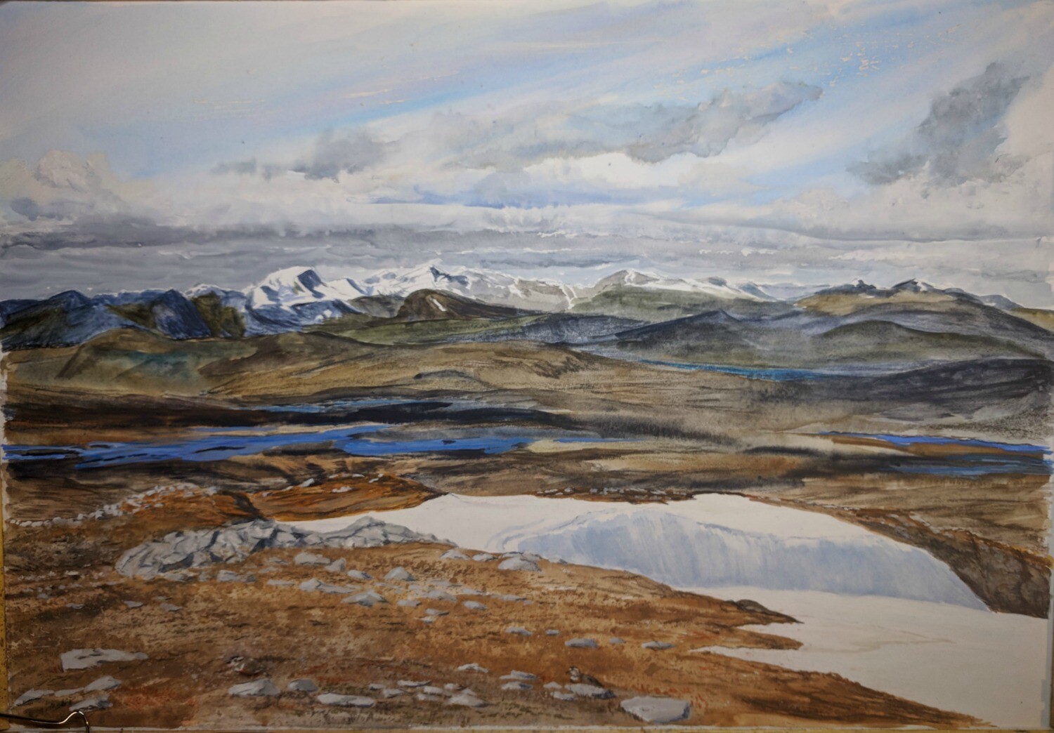 Looking over Rannoch Moor from Beinn a’ Chreachain - print only Looking over Rannoch Moor from Beinn a’ Chreachain - print only
