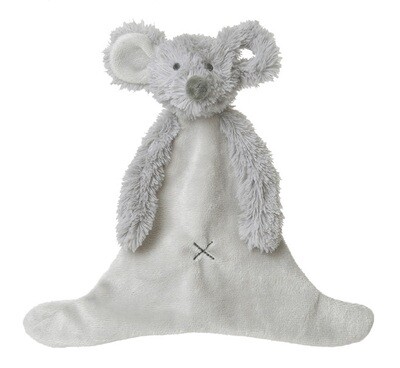 Happy Horse- Mouse Mindy Knuffeldoekje - 23cm - Grijs