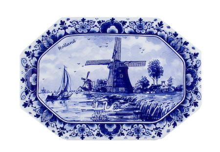Delftsblauwe decoratie schaal