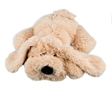 Unitoys - Liggende Hond - 100cm - Beige