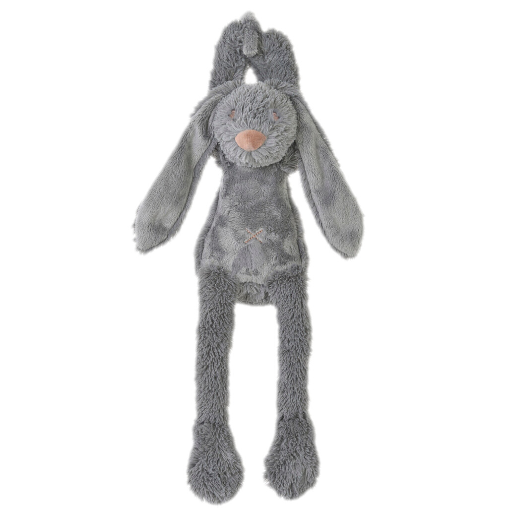 Deep Grey Rabbit Richie Muziekknuffel