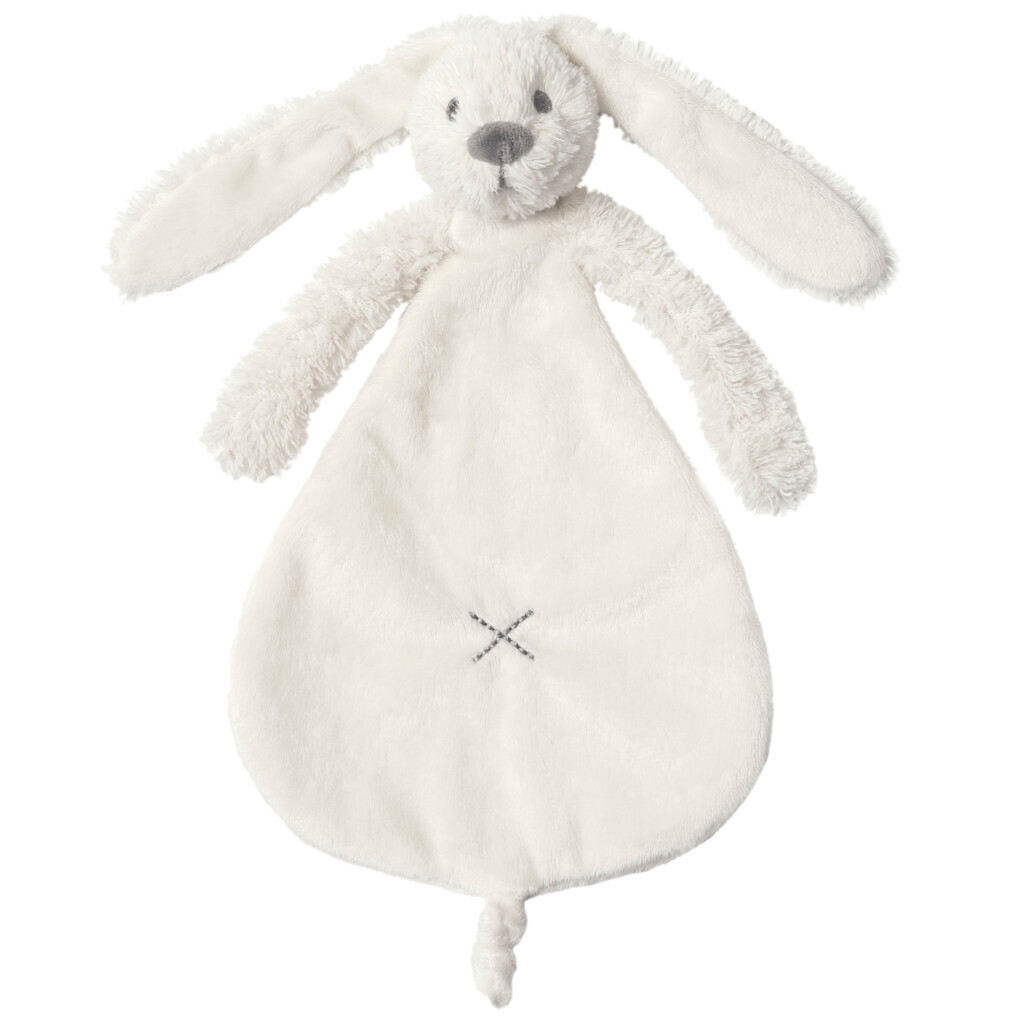 Happy Horse - Ivory Rabbit Richie​ Knuffeldoekje - 25cm - Wit