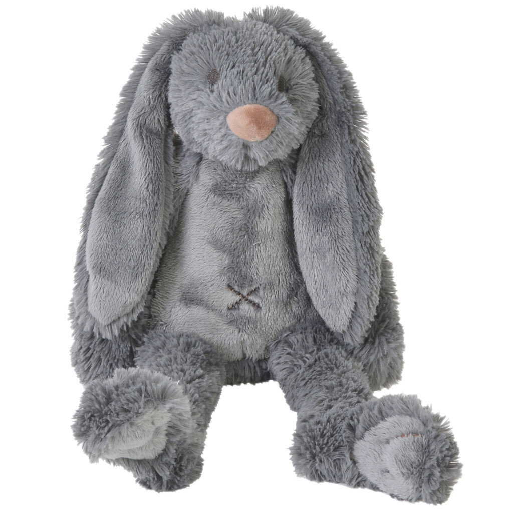 Happy Horse - Deep Grey Rabbit Richie - 28cm - Donkergrijs
