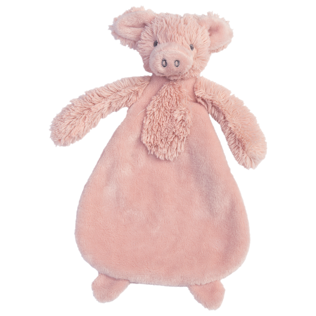 Happy Horse - Pig Perry Knuffeldoekje - 25cm - Roze