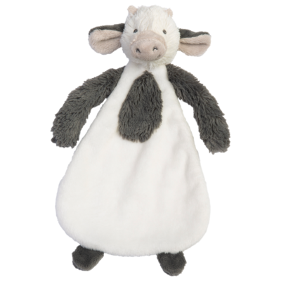 Happy Horse - Cow Casper Knuffeldoekje -25cm - Wit/Grijs