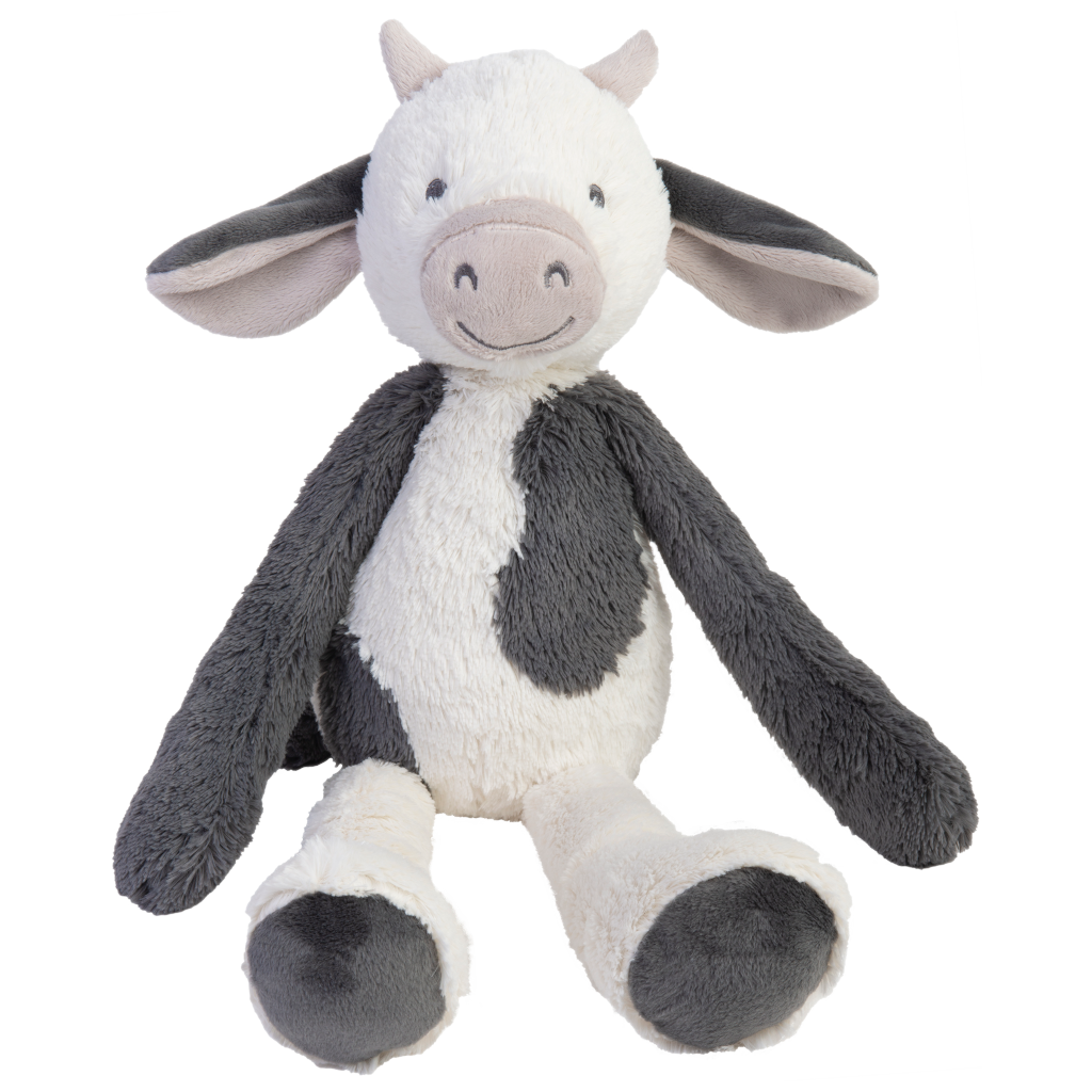 Happy Horse - Cow Casper - 48cm - Zwart/wit