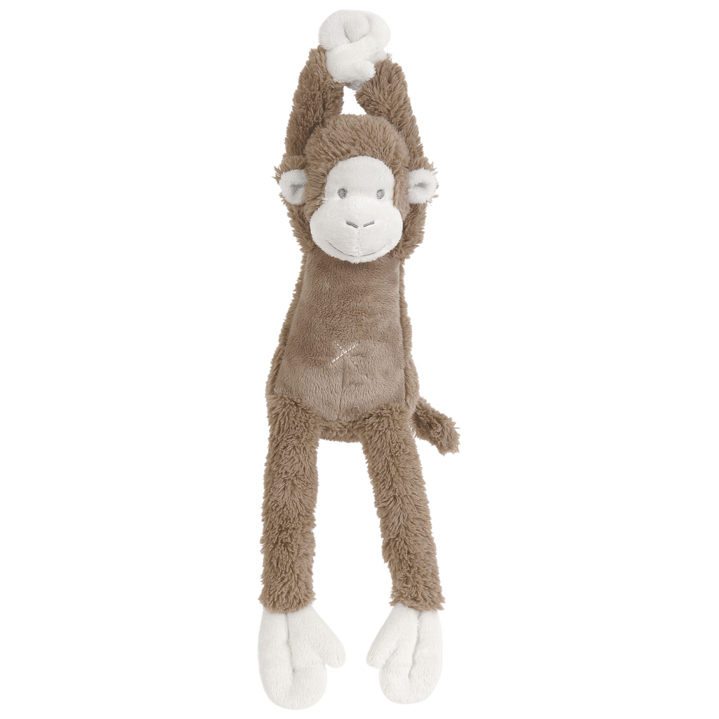 Happy Horse - Clay Monkey Mickey Muziekknuffel - 40cm - Bruin