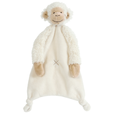 Happy Horse- Ivory Monkey Mickey Knuffeldoekje - 28cm - Wit