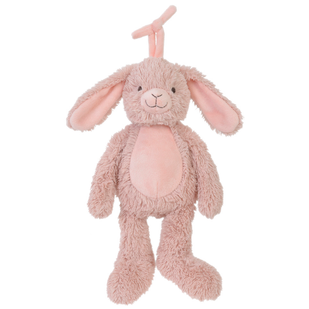 Happy Horse - Rabbit Rosi Muziekknuffel - 26cm - Roze
