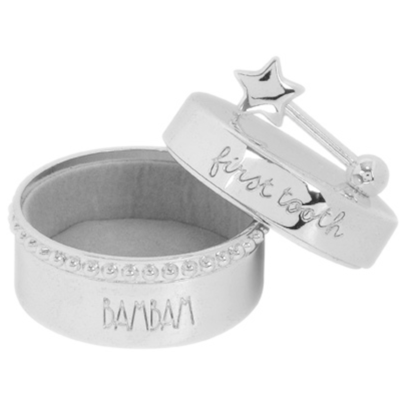 Silver Plated Tooth Box