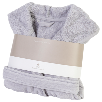 Organic Bathrobe Grey