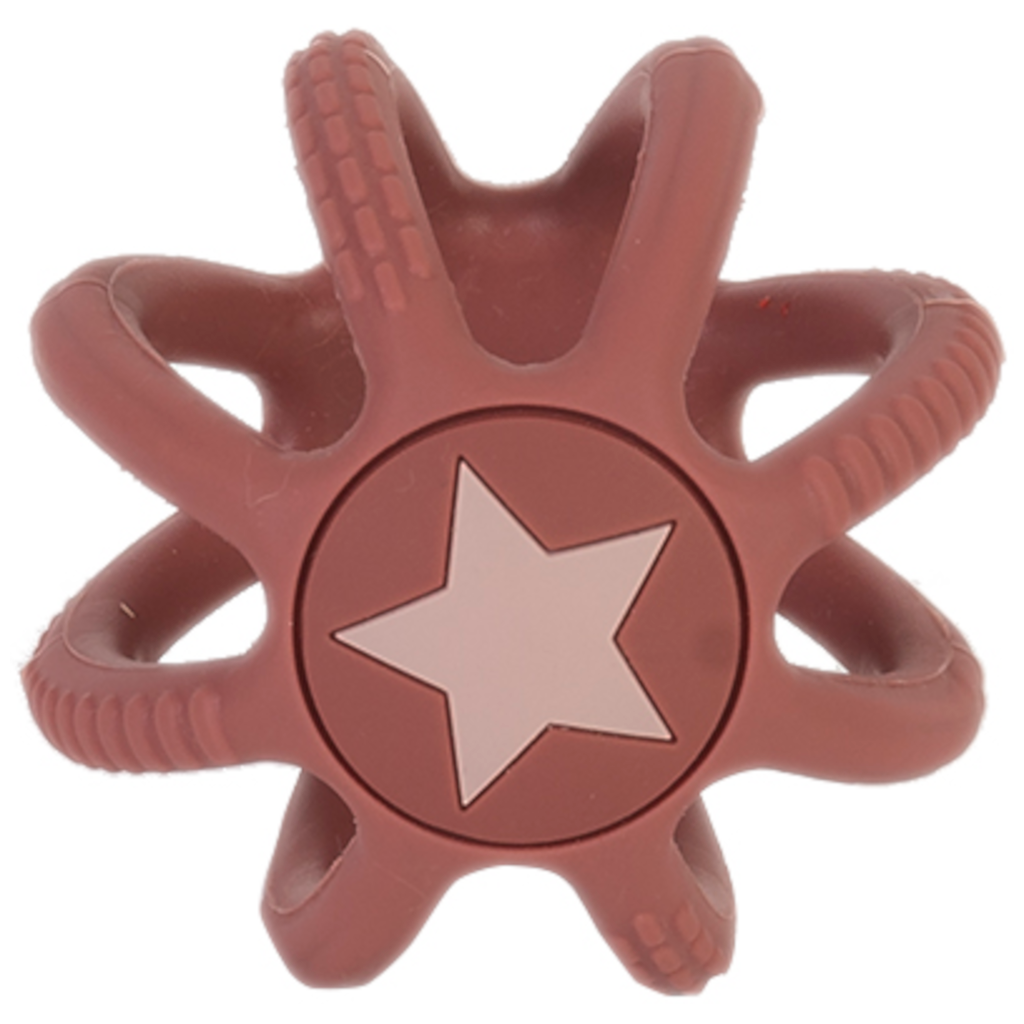BAMBAM - Silicone Ball - Grijpspeelgoed Baby - Roest