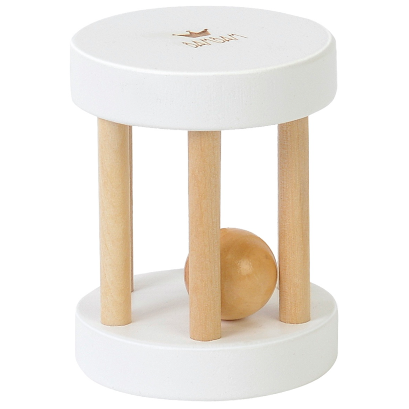Roll Rattle with wooden ball