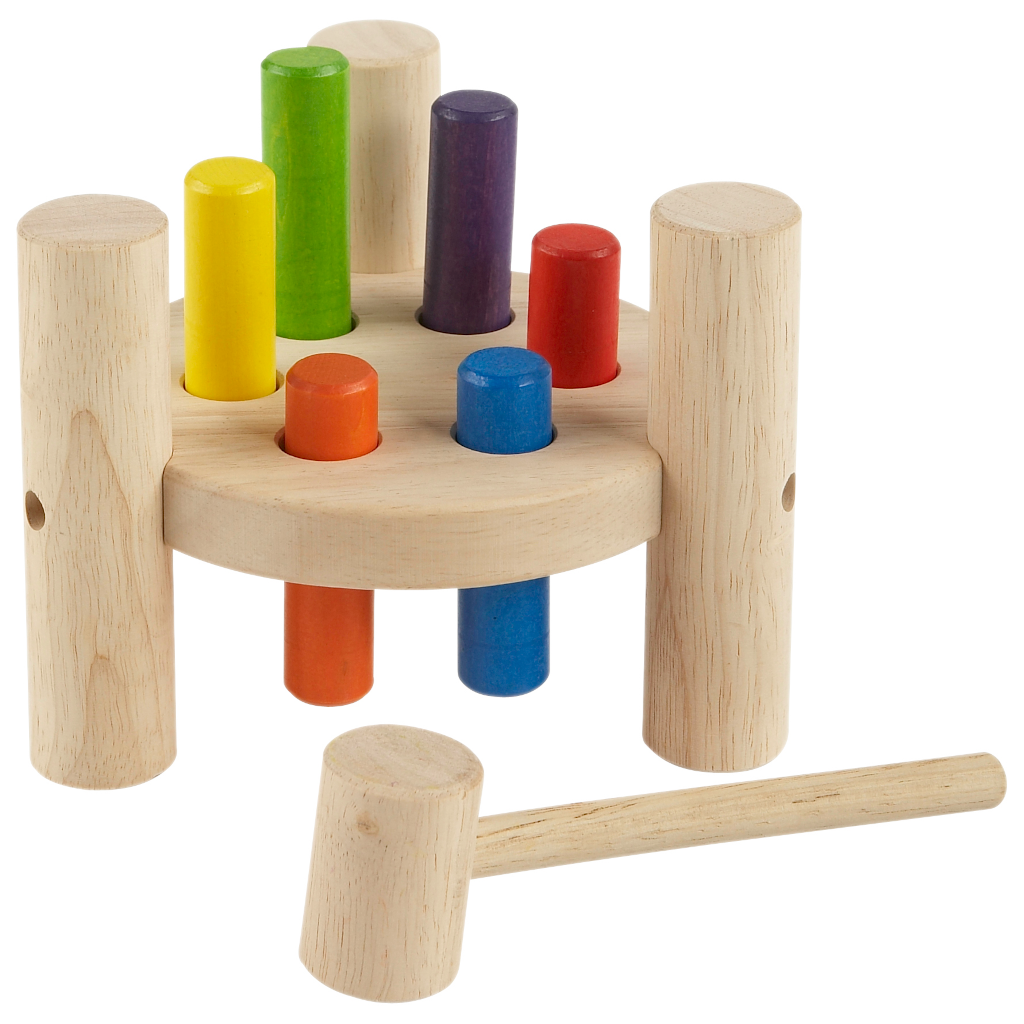 Primi Passi - Educatief houtenspeelgoed - Hamerbank
