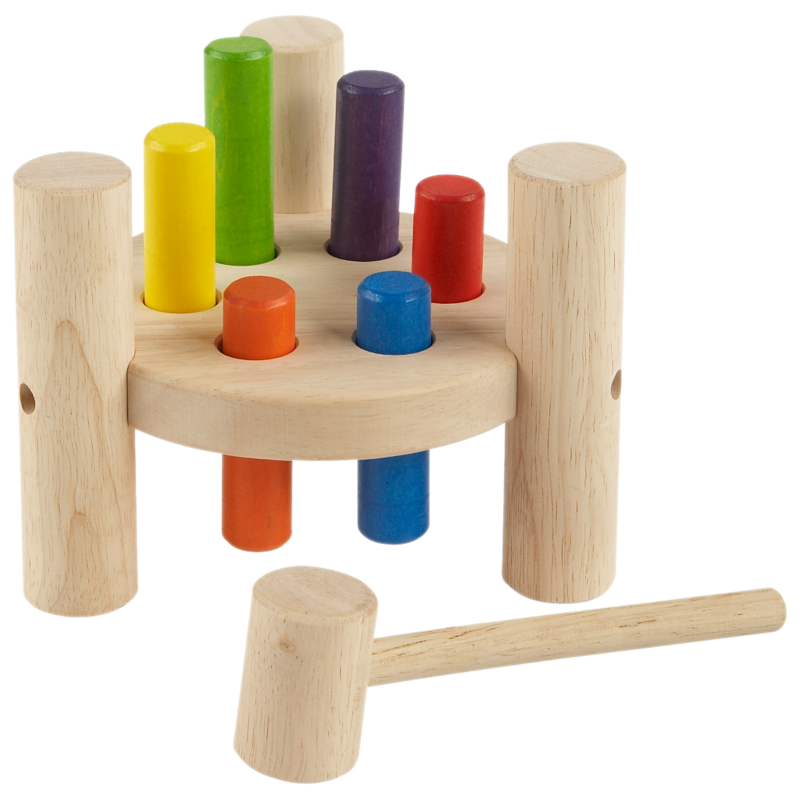 Primi Passi - Educatief houtenspeelgoed - Hamerbank