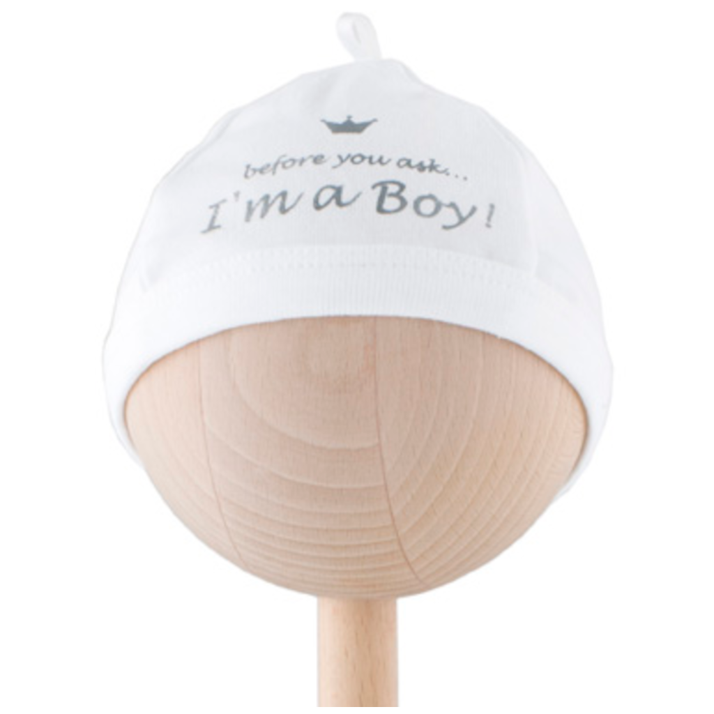 BAMBAM Babymutsje &#39;I&#39;m a Boy&#39;