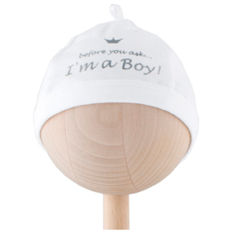 BAMBAM Babymutsje &#39;I&#39;m a Boy&#39;