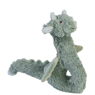 Happy Horse Draak Drake Rammelaar - Groen - Baby cadeau