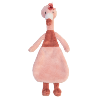Happy Horse Flamingo Fiddle Knuffoeldoekje - Oud roze - Baby cadeau