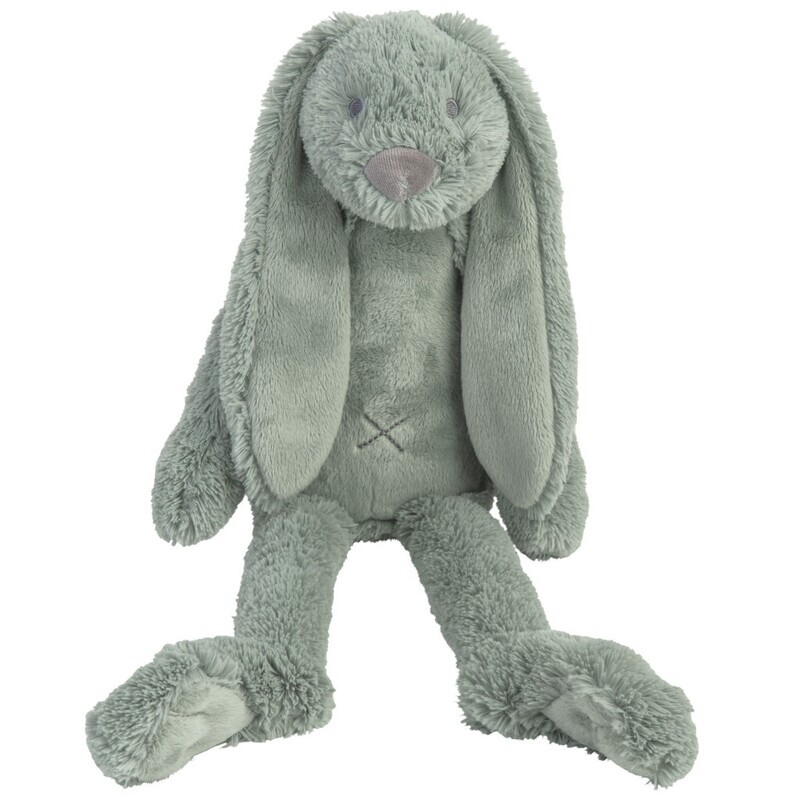 Geschenkverpakking Konijn Richie Groene Knuffel enKnuffeldoekje