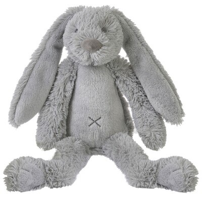 Geschenkverpakking Konijn Richie Grijze Knuffel en/ Knuffeldoekje