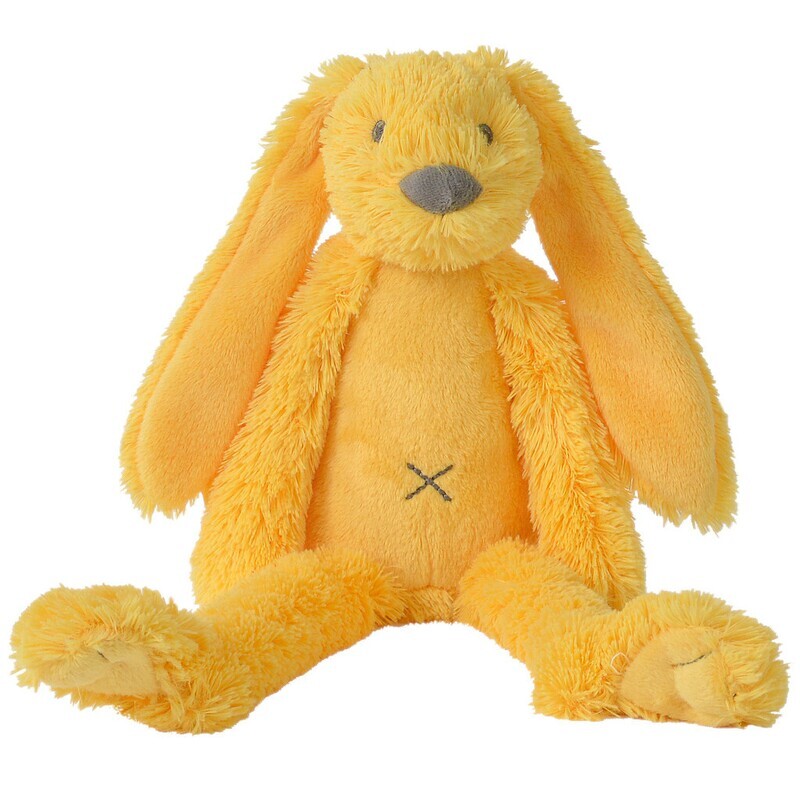 Geschenkverpakking Konijn Richie Geel Knuffel en Knuffeldoekje