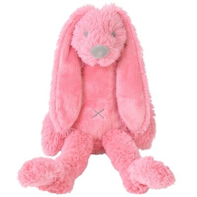Geschenkverpakking Konijn Richie Donker Roze Knuffel en Knuffeldoekje