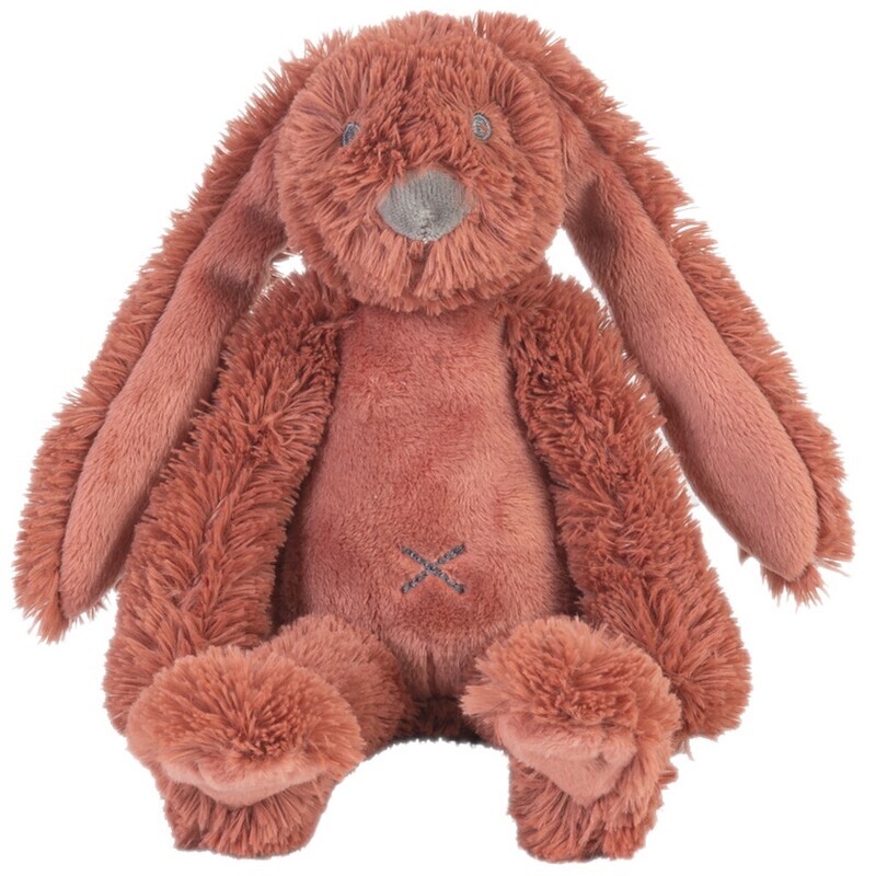 Geschenkverpakking Konijn Richie Rusty Knuffel en Knuffeldoekje - 33 cm