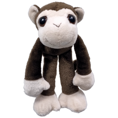 UNITOYS – Aapje Alex met extra lange armen en benen – 25cm – Bruin