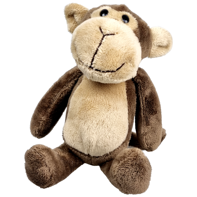 UNITOYS – Zittende Aap – Bruin – 21cm – Knuffel