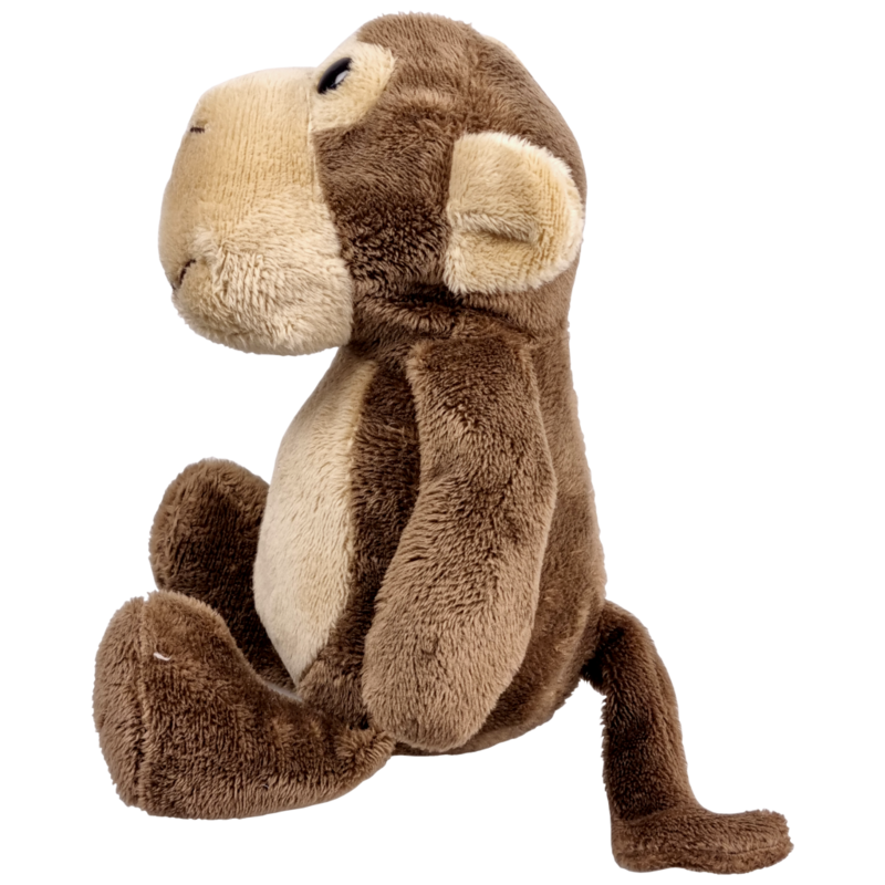UNITOYS – Zittende Aap – Bruin – 21cm – Knuffel