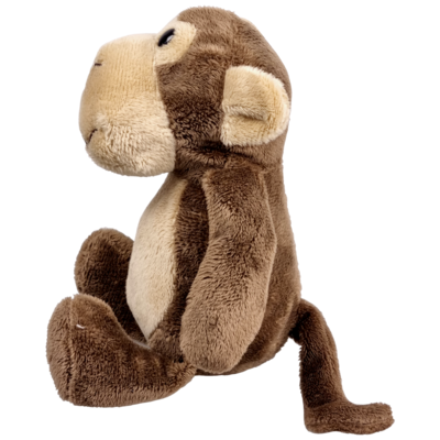 UNITOYS – Zittende Aap – Bruin – 21cm – Knuffel