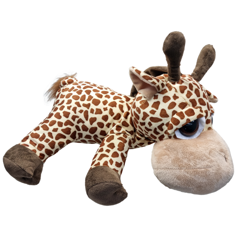 UNITOYS – Giraffe Sophie – Liggend met grote ogen – Bruin/Beige