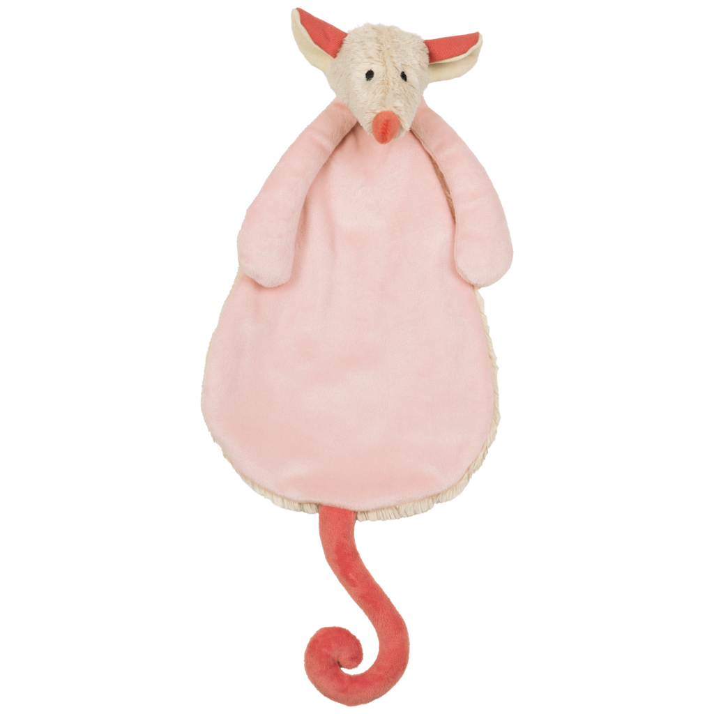 Happy Horse - Mouse Mia Tuttle - 27cm - Roze - Knuffeldoekje