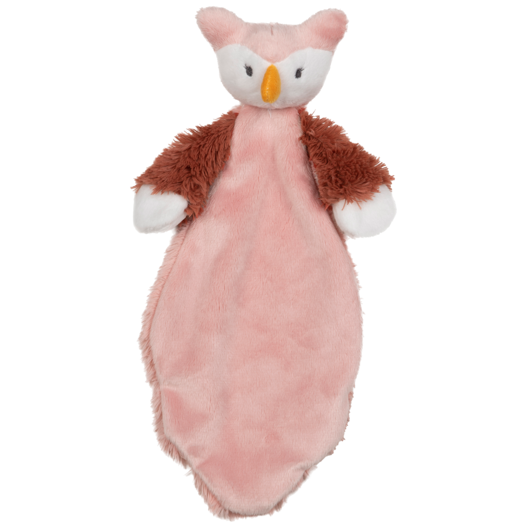 Happy Horse - Owl Olivia Tuttle - 28cm - Oud Roze - Knuffeldoekje