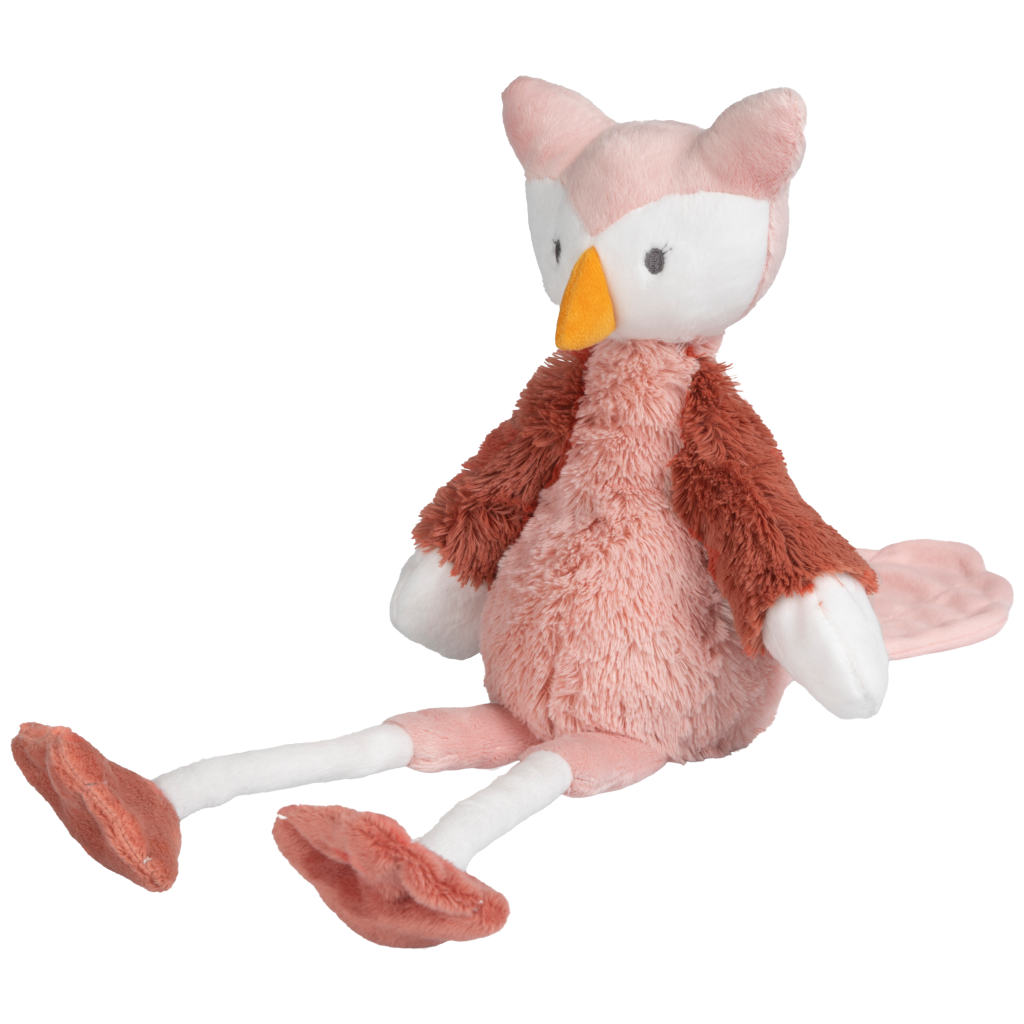 Happy Horse - Owl Olivia - 31cm - Roze - Knuffel