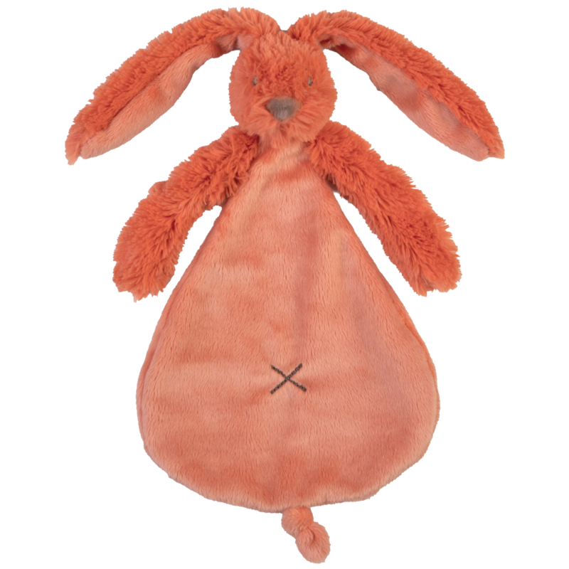 Happy Horse - Orange Rabbit Richie - 25cm - Oranje - Knuffeldoekje