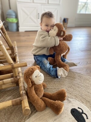 Happy Horse - Monkey Micha - 28cm - Bruin - Knuffel