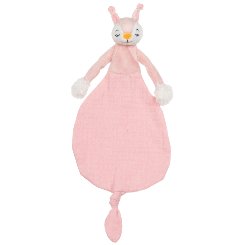 Happy Horse - Talia - 28cm - Roze - Knuffeldoekje