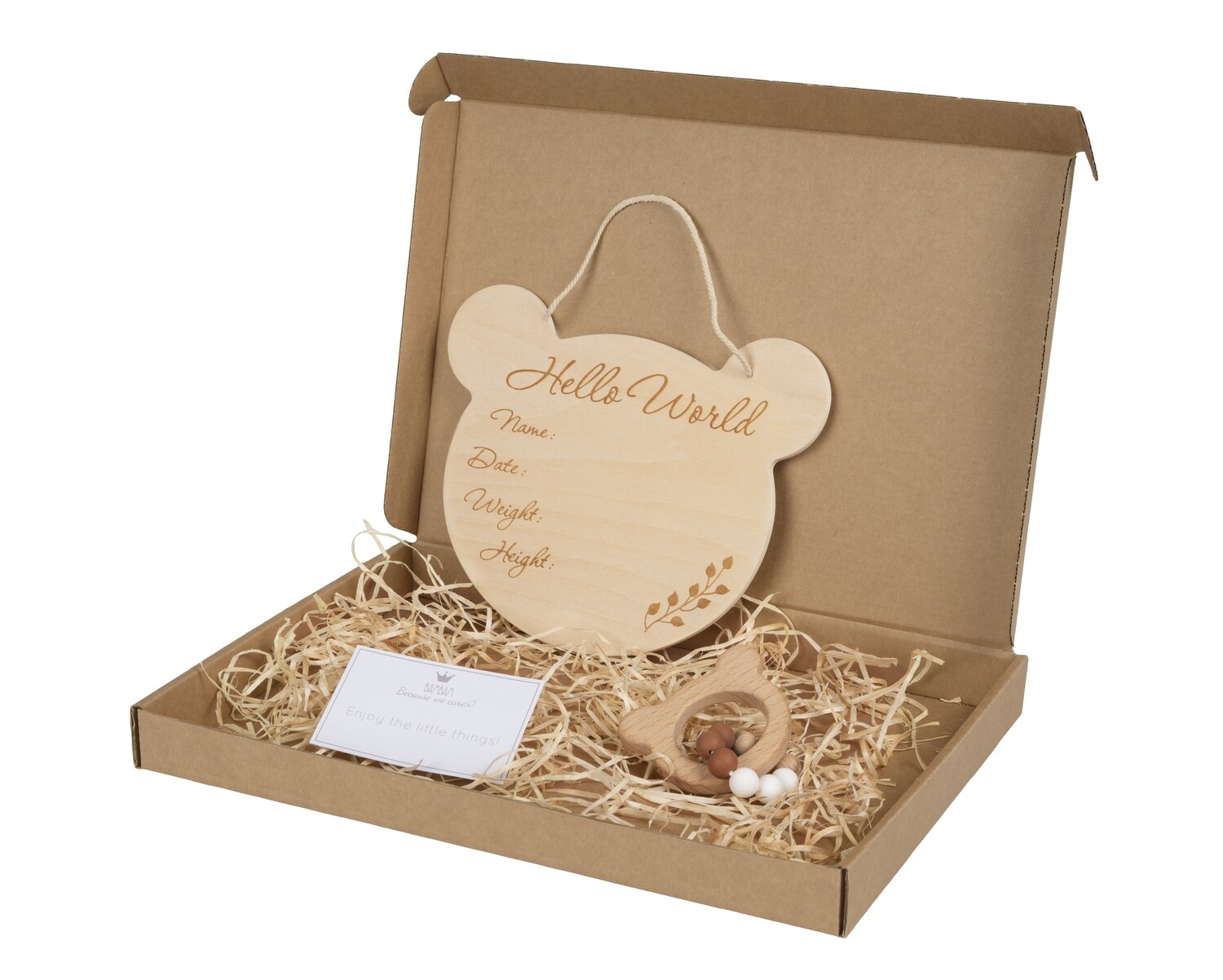 BAMBAM - Eco Friendly Giftbox Hello World - Kraamcadeau
